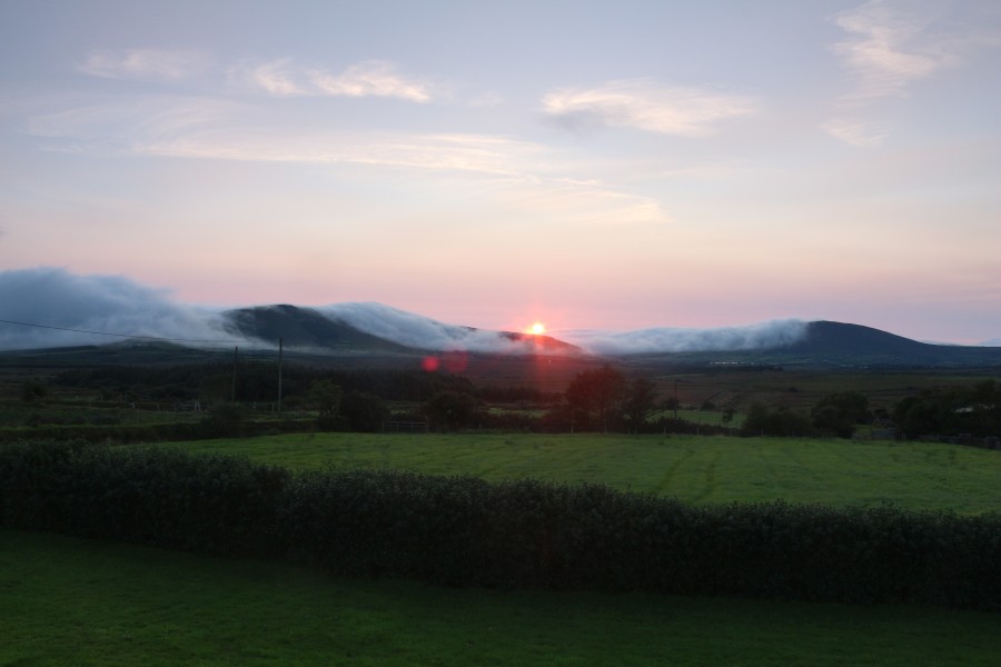 Wolken schleichen &uuml;ber die Berge...