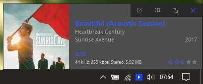 Mini-Modus im Tray-Bereich von Windows