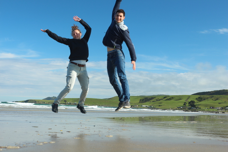 Am Strand von Kaka Point