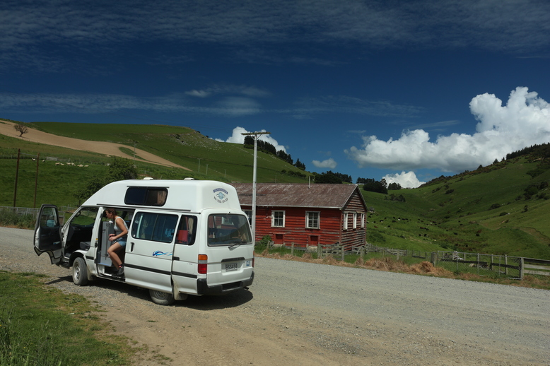 Auf dem Wegzum Catlins River