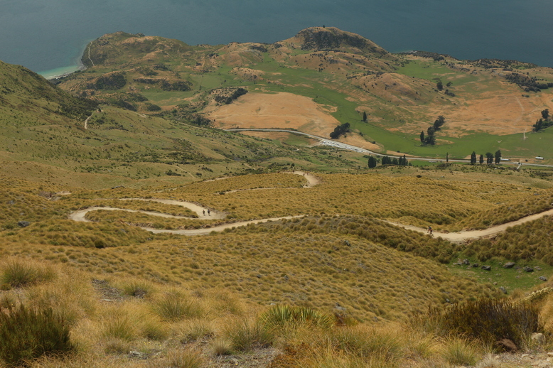 So schl&auml;ngelte sich der Weg nach oben